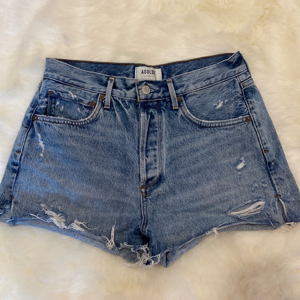Agolde jean shorts